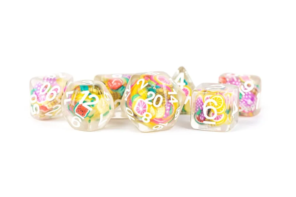 FanRoll Dice Set – Fruit Inclusions 16 mm 2