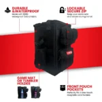 Evoretro Trading Card Backpack – Black 24.51 x 29 x 37.99 cm 3