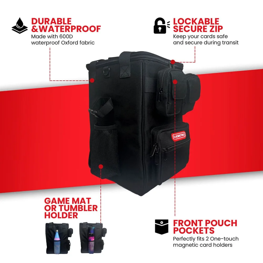 Evoretro Trading Card Backpack – Black 24.51 x 29 x 37.99 cm 3