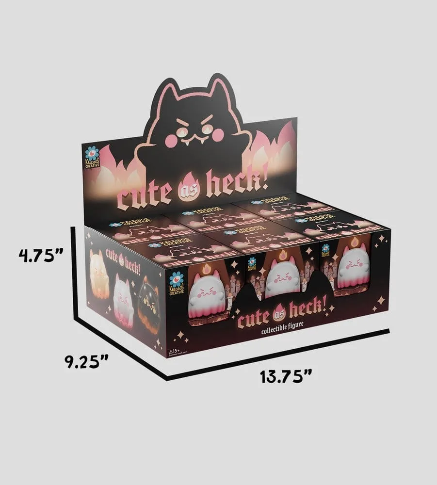Cute As Heck Mini Figures – Series 1 Blind Box Display of 6 9 cm 11