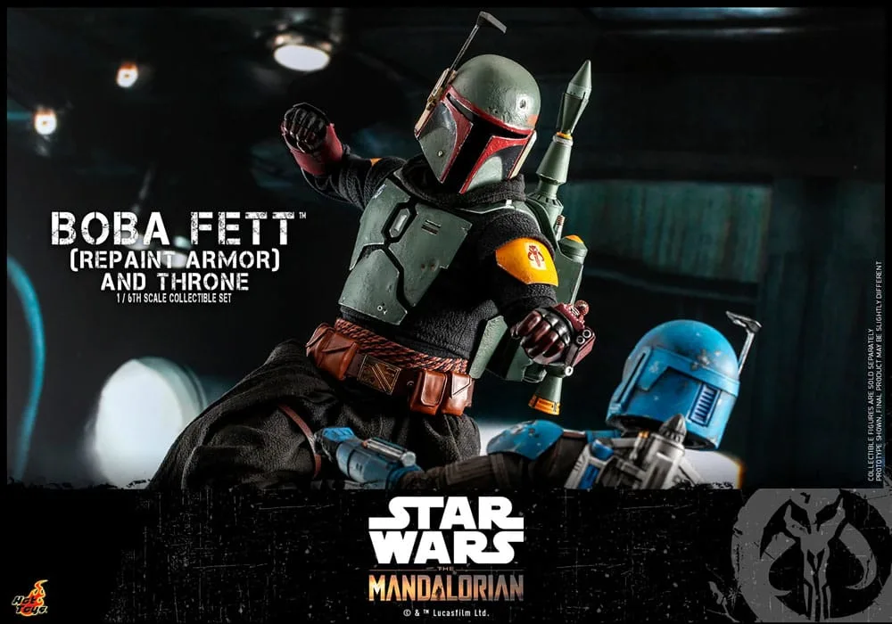 Star Wars Actionfigur – Boba Fett mit Thron Special Edition 30 cm 9