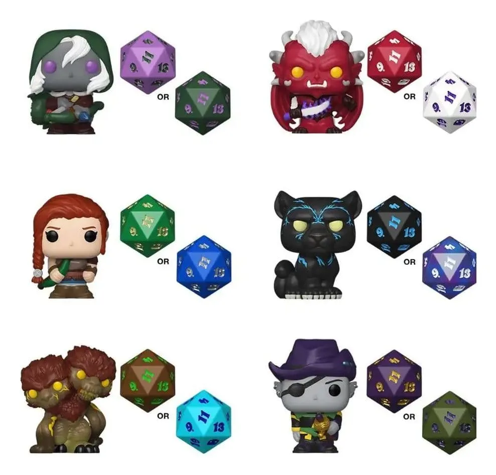 Dungeons & Dragons Bitty Pop and Dice – Mystery Series 1 12-Pack 2