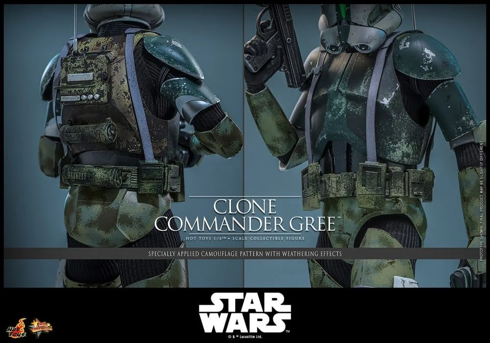 Star Wars Action Figure – Clone Commander Gree 1/6 Scale 30 cm 16