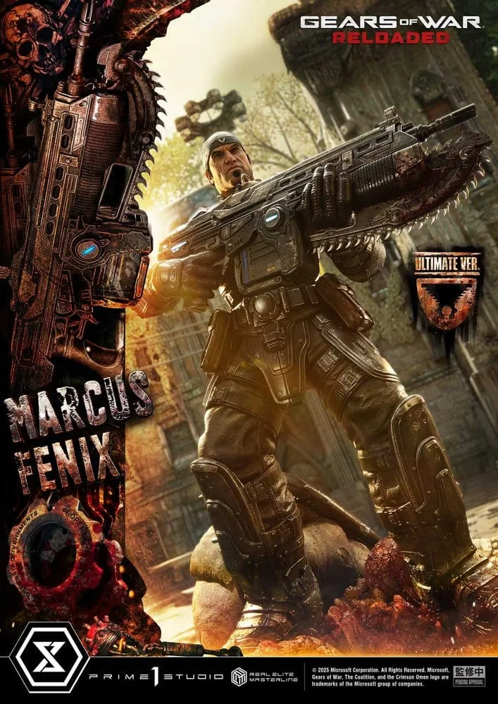 Gears of War Reloaded Statue – Marcus Fenix Ultimate 97 cm 4
