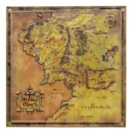 Lord of the Rings Replica Map – Limited Edition 15 x 15 cm 1