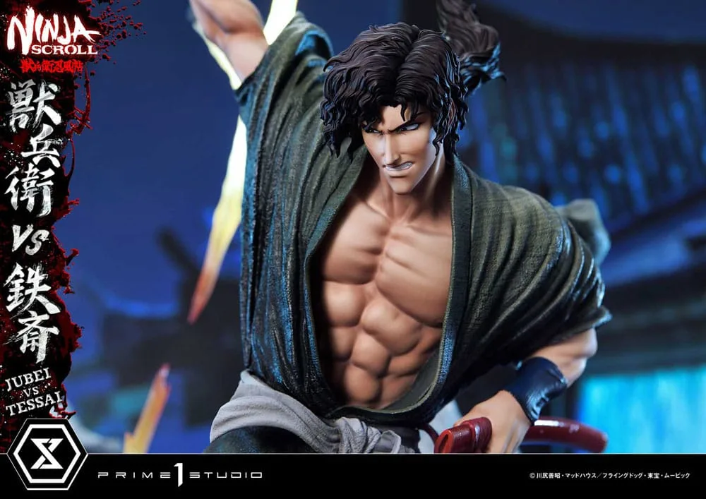 Ninja Scroll Statue – Jubei Versus Tessai 1/4 Scale 101 cm 10