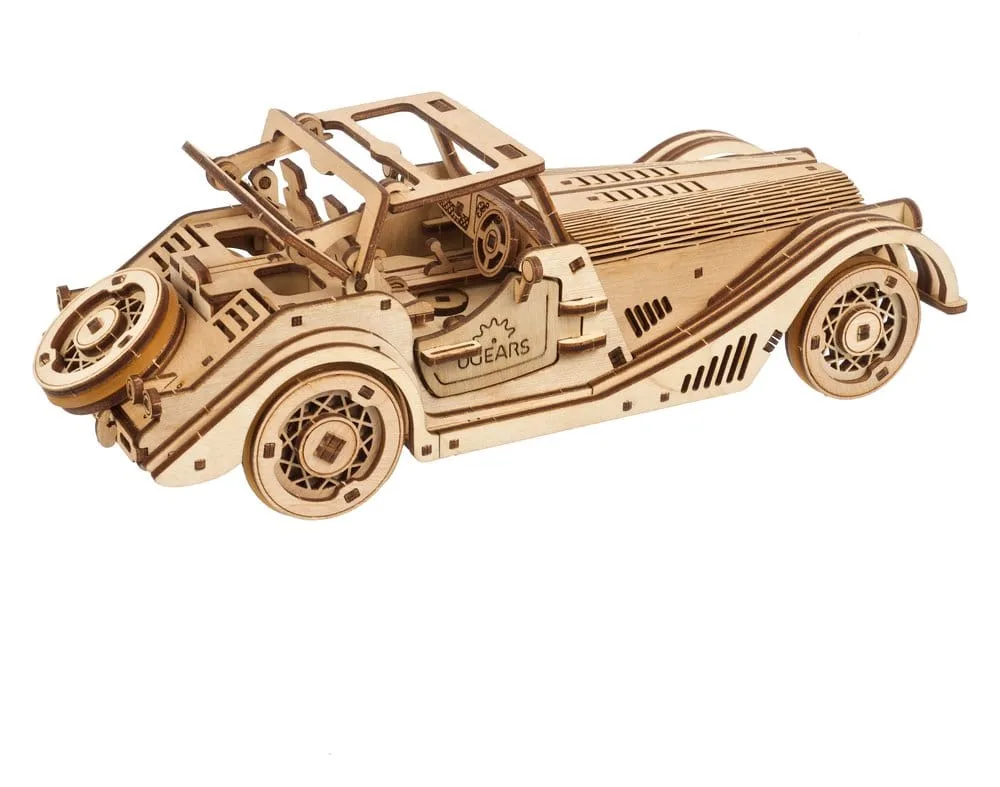 Ugears Holzbausatz – Sportwagen Rapid Mouse 1:24 13