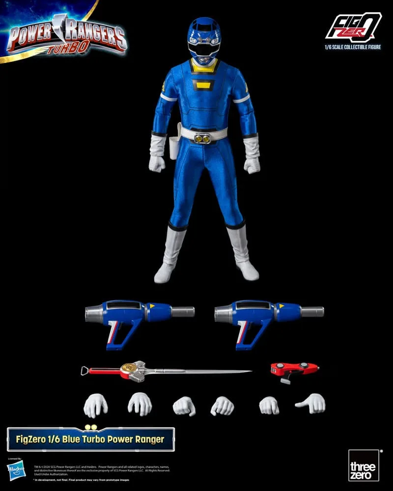 Power Rangers Turbo Action Figure – FigZero Blue 1/6 Scale 30.7 cm 2