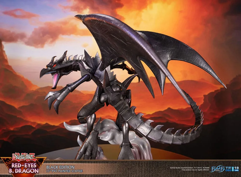 Yu-Gi-Oh! PVC Statue – Red-Eyes B. Dragon Black 33 cm 4