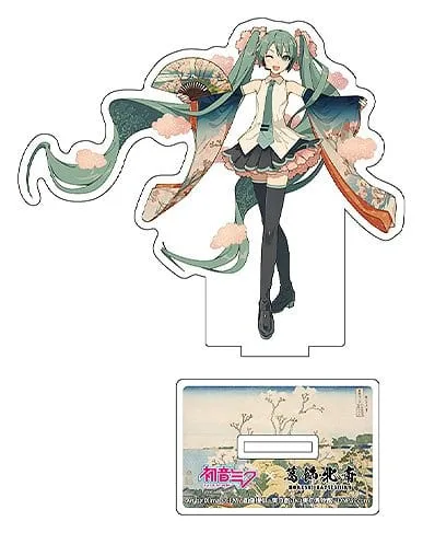 Hatsune Miku Acrylic Stand Set – Hokusai Shinagawa Gotenyama 10 cm