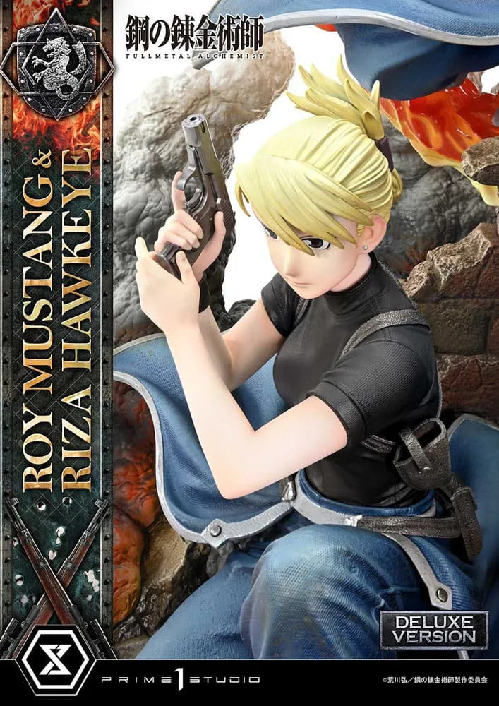 Fullmetal Alchemist Statue – Roy and Riza Deluxe 50 cm 19