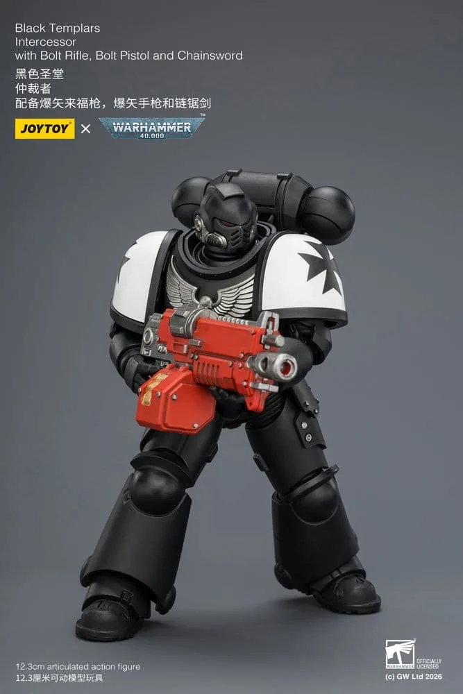 Warhammer 40,000 actiefiguur – Black Templars Intercessor 12,3 cm 14