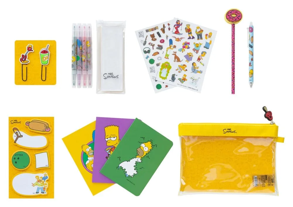 The Simpsons Stationery Set – Notebooks and Zipped PVC Bag 2