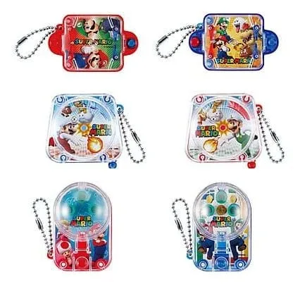 Super Mario Keychain Mini Game – 12-Box Display