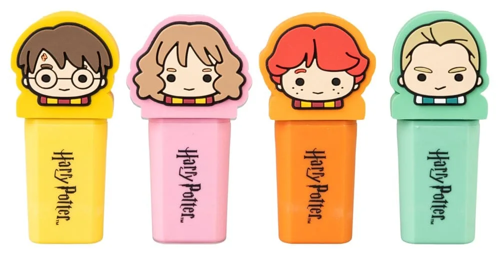 Harry Potter Highlighter Set – 4 Colours with 3D Toppers