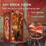 Flame Common Room Book Nook – CuteBee Wooden Puzzle 23 x 11 cm 18
