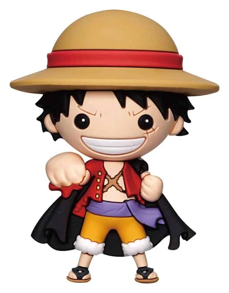 One Piece 3D Foam Magnet – Luffy with Cape