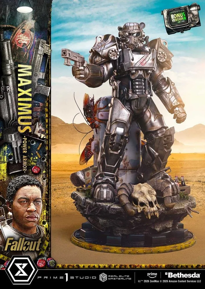 Fallout Statue – Maximus Power Armor DX Bonus 67 cm 4