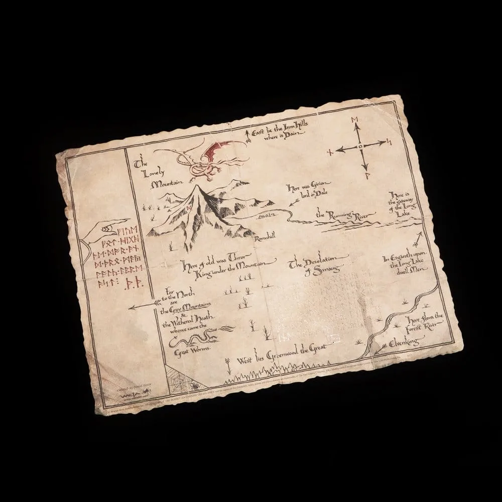 The Hobbit Art Print – Thorin’s Map 40 x 30 cm 2