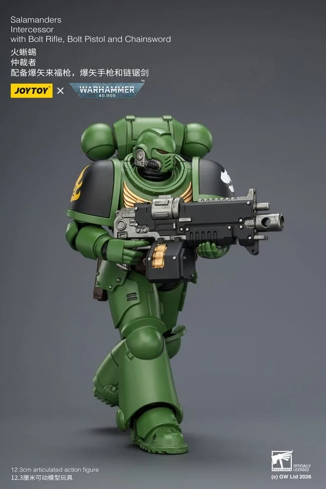Warhammer 40,000 Action Figure – Salamanders Intercessor 12.3 cm 14