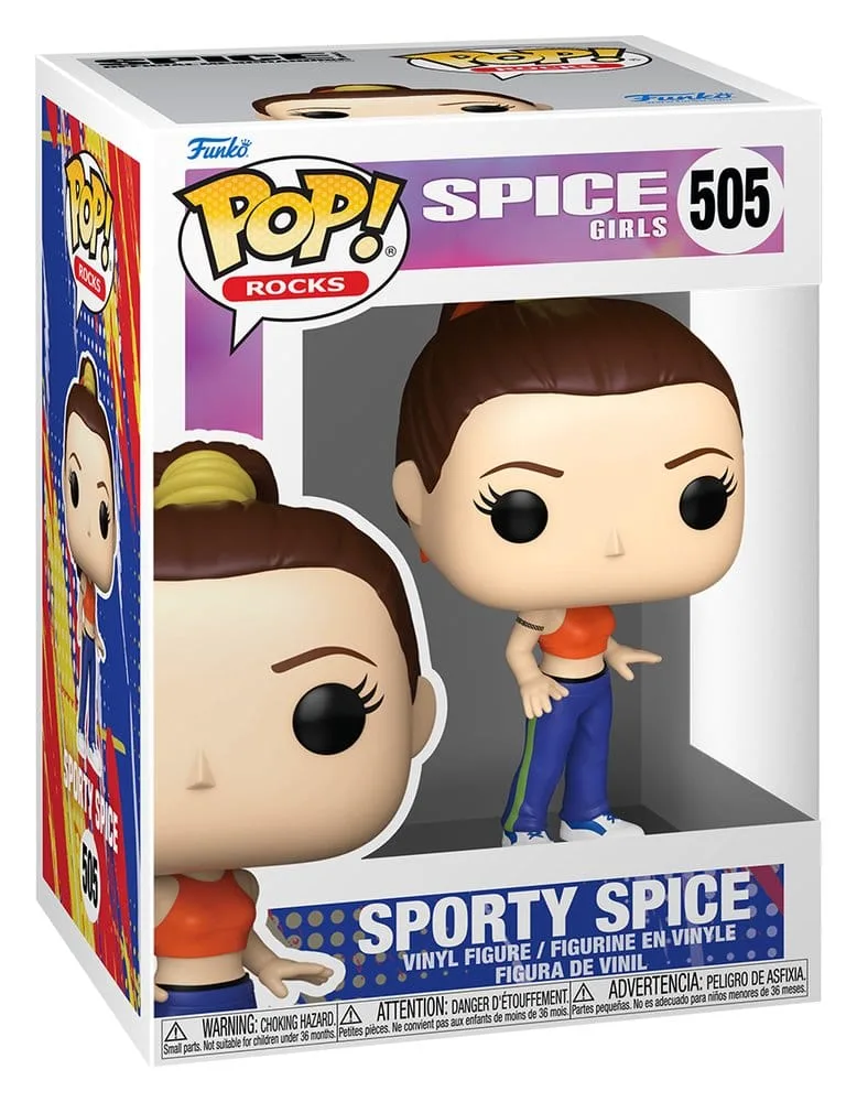 Spice Girls Vinyl Figure – POP! Rocks Sporty Spice 9 cm 2