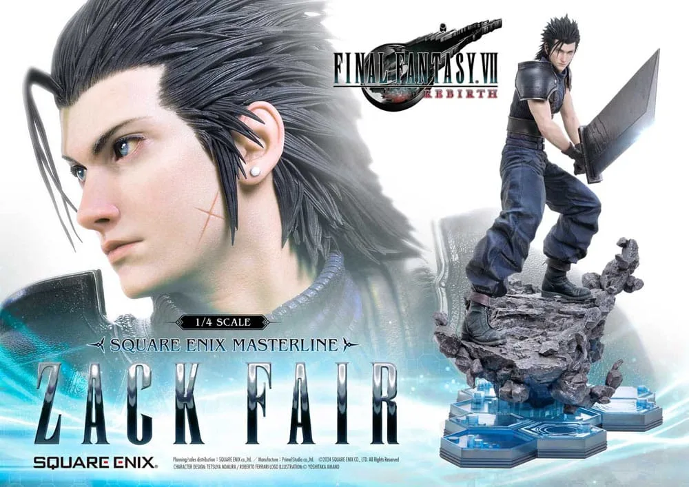 Final Fantasy VII Rebirth Statue – Zack Fair 1/4 Scale 57 cm 2