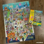 SpongeBob Jigsaw Puzzle – Cast 1000 Pieces 71 x 51 cm 2
