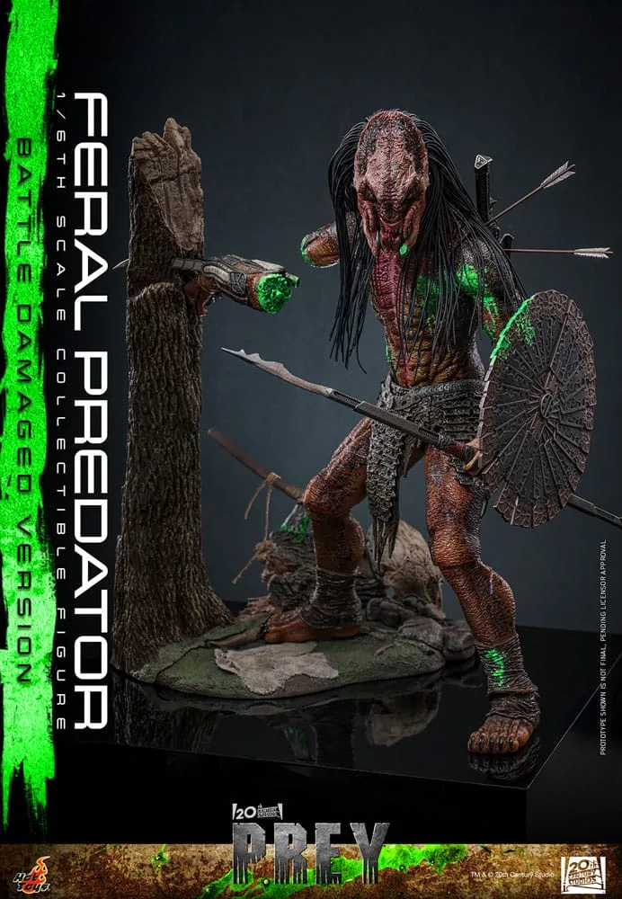 Prey Action Figure – Battle Damaged Feral Predator 37 cm 9