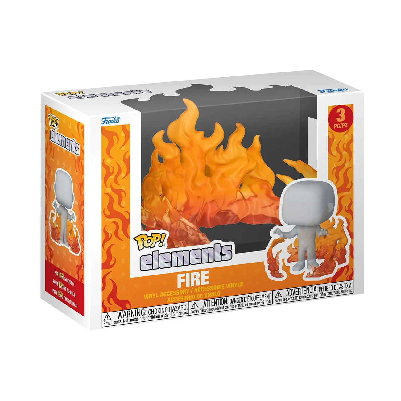 Fire Vinyl Figure – Red Pop Nooks 5 cm 2