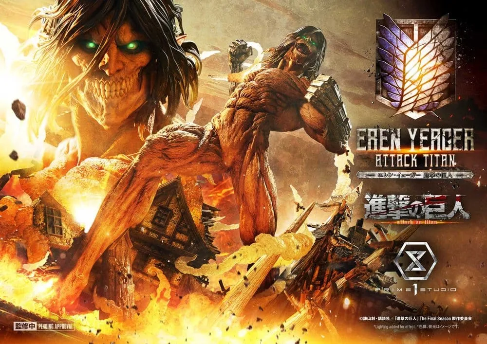 Attack on Titan Statue – Eren Yeager Attack Titan 81 cm 2
