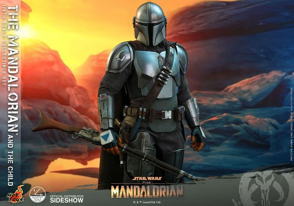 Star Wars Action Figure Set – The Mandalorian and The Child 1/4 2