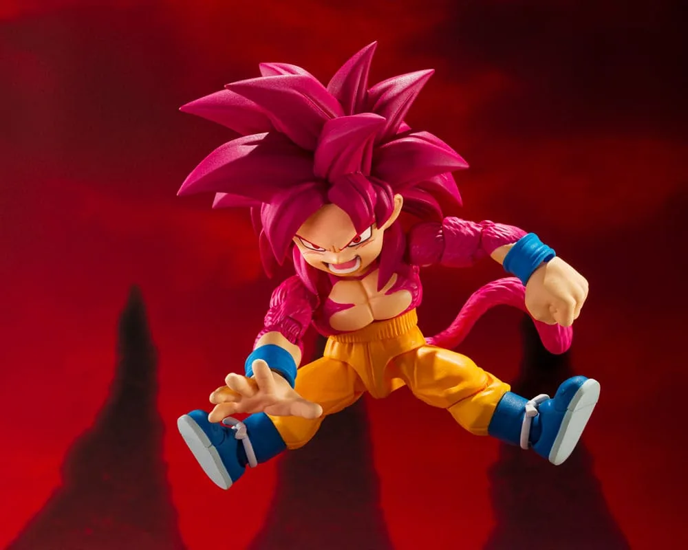 Dragon Ball Daima Action Figure – Super Saiyan 4 Goku Mini 8 cm 5