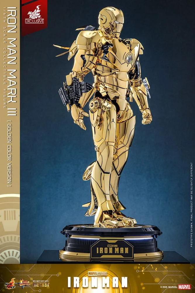 Iron Man Action Figure – Mark III Gold Version 1/6 33 cm 7