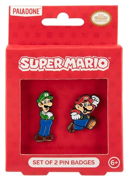 Super Mario Pin Badges – Enamel 2-Pack 2