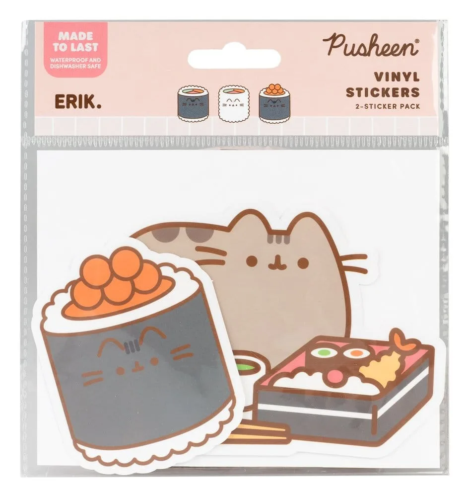 Pusheen Vinyl Stickers – Sushi Roll Vol 5 Set of 2
