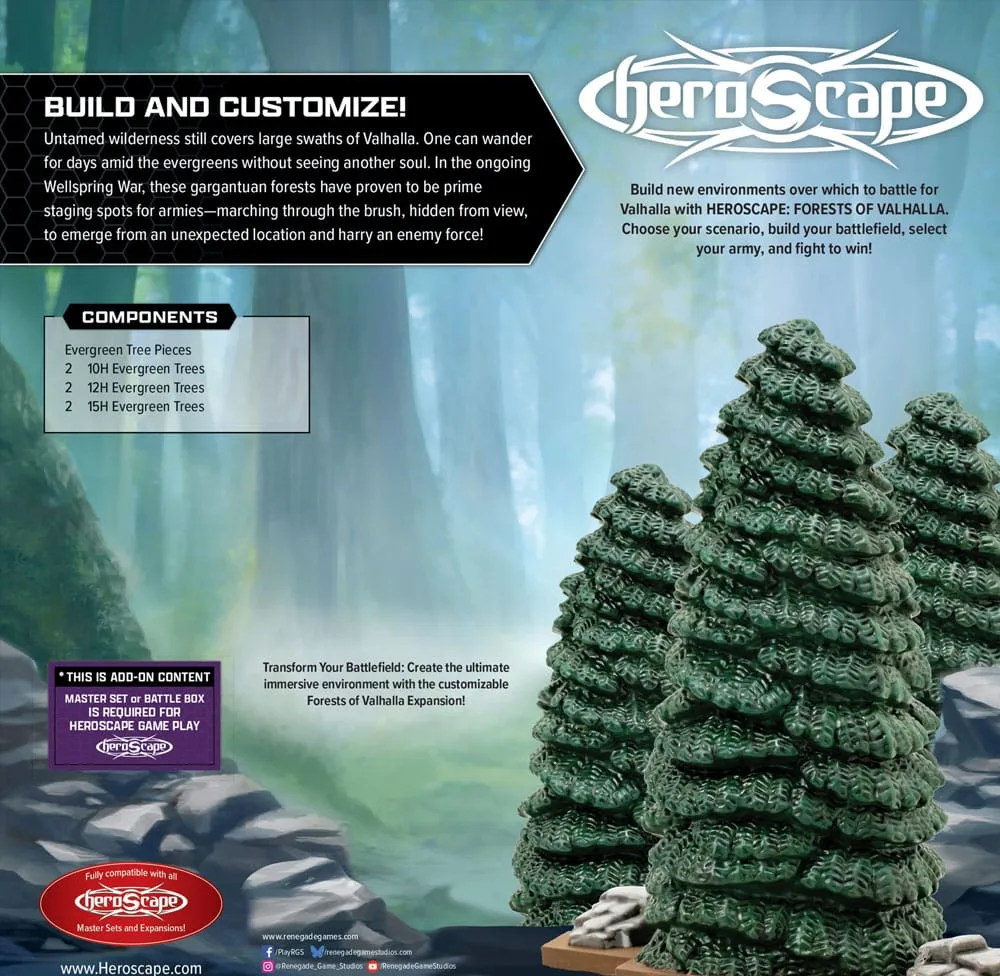 Heroscape Terrain Expansion – Forests of Valhalla English Edition 3