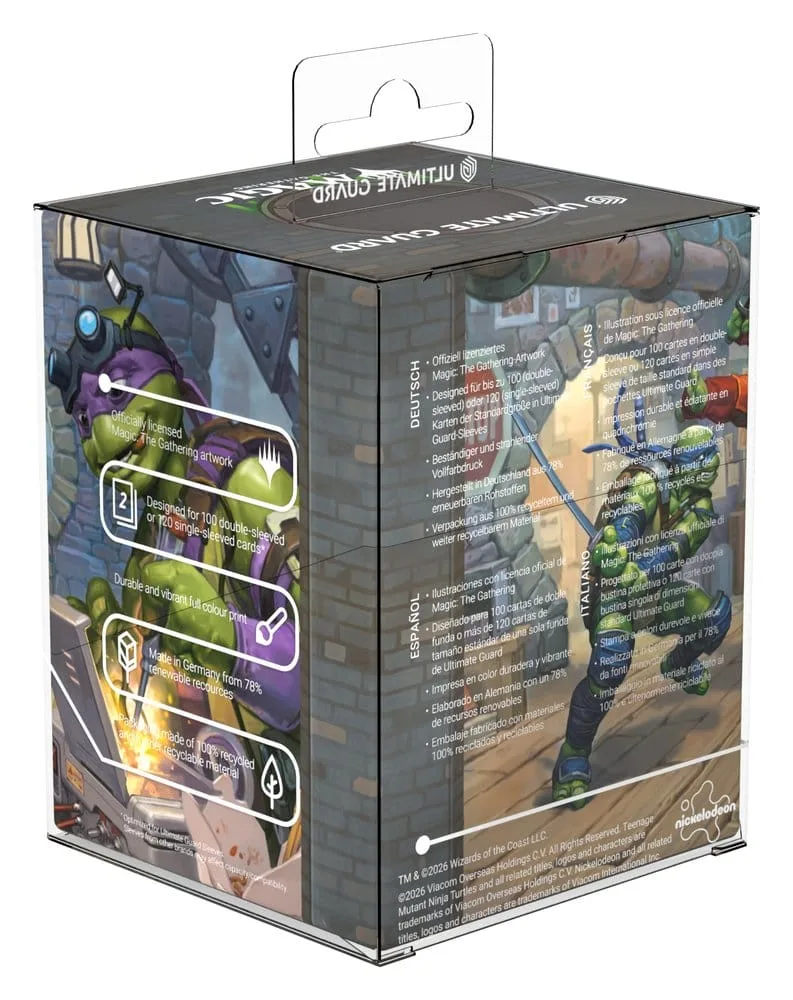 Magic The Gathering TMNT Deck Box – Turtle Lair Boulder 100+ 10