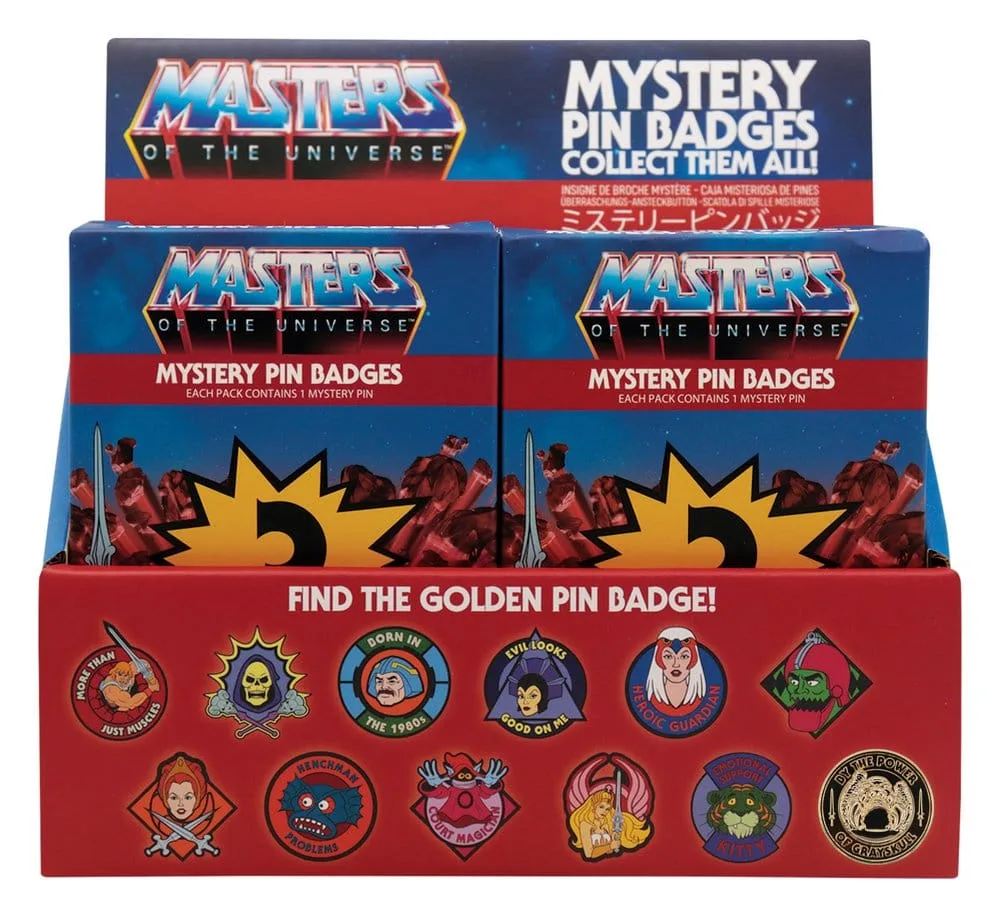 Masters of the Universe Pin Badges – 12 Blind Box Display 3