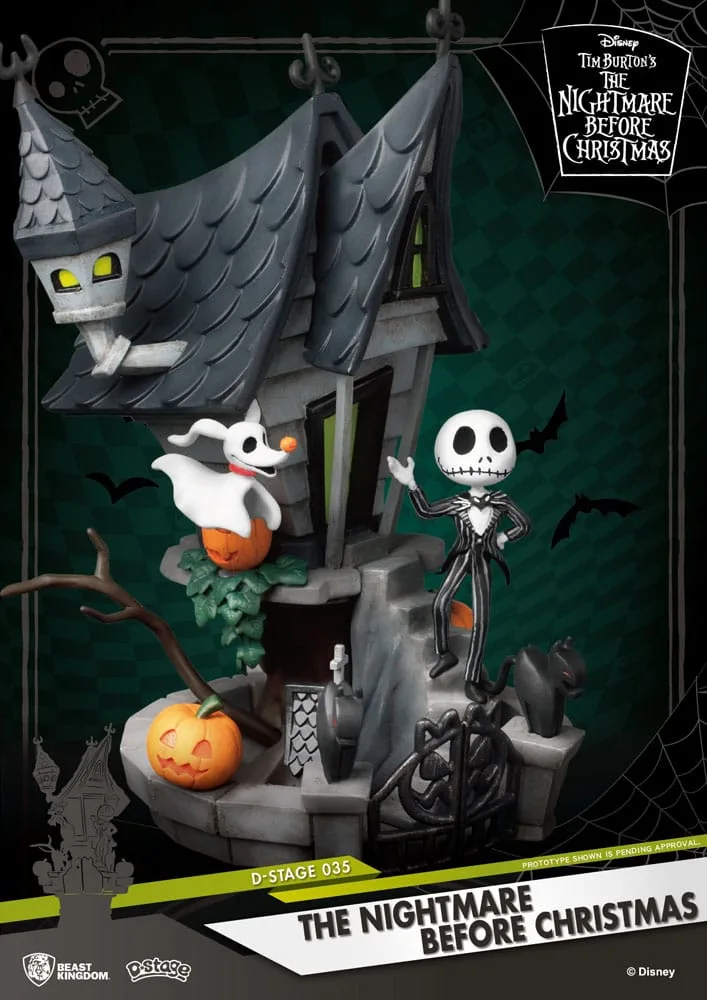 Nightmare Before Christmas Diorama – Jack’s Haunted House 15 cm 5
