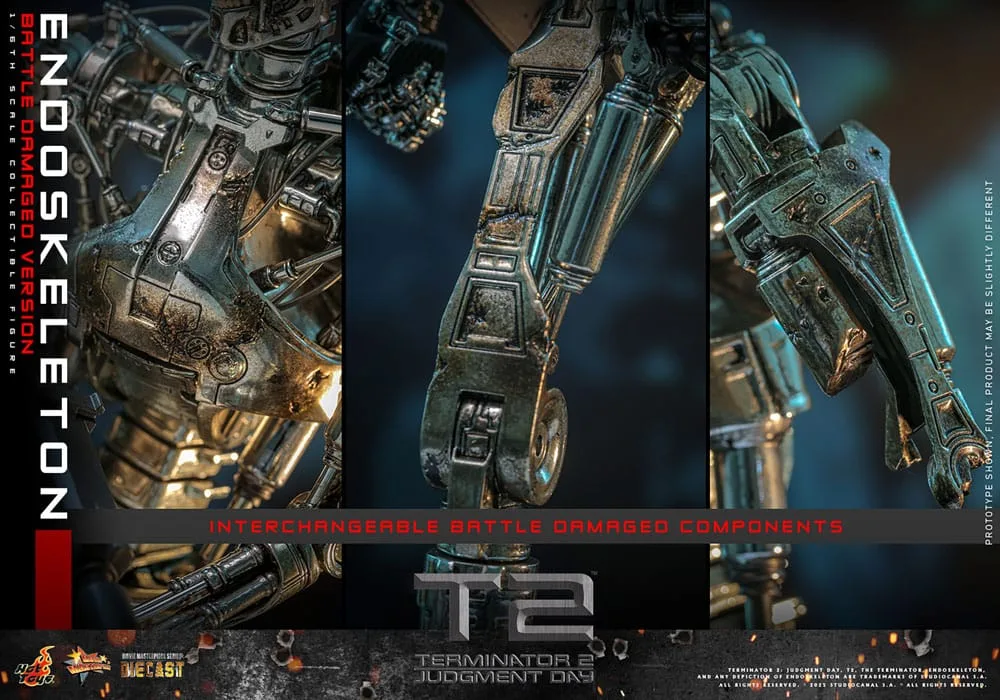 Terminator 2 Figure – Battle-Damaged Endoskeleton 1/6 31 cm 19