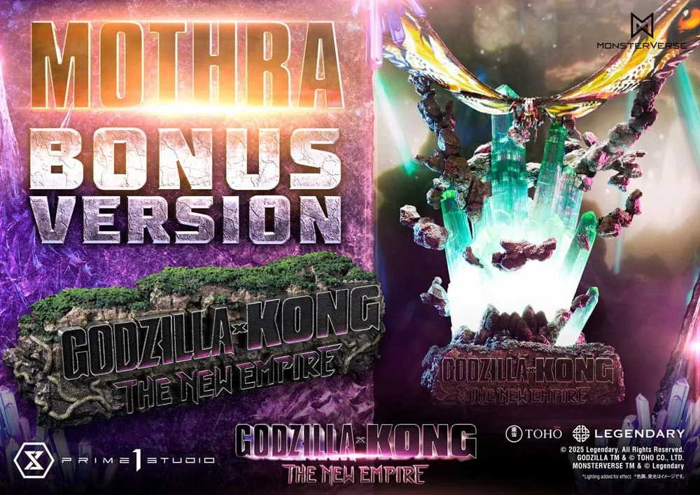 Godzilla x Kong Statue – Mothra Bonus Version 113 cm 3