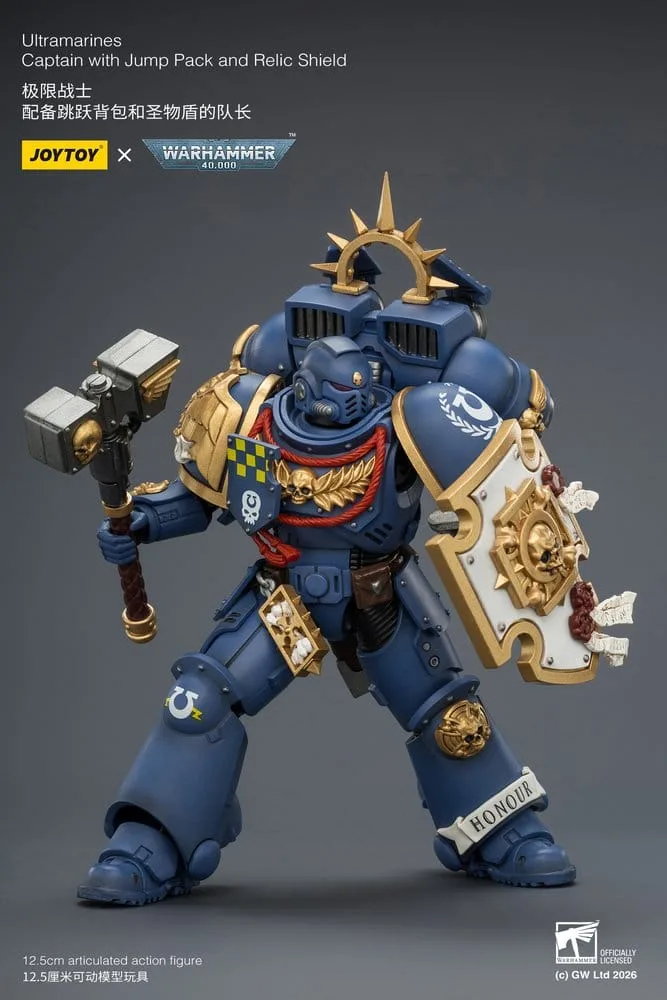 Warhammer Action Figure – Ultramarines Captain 12.5 cm 5