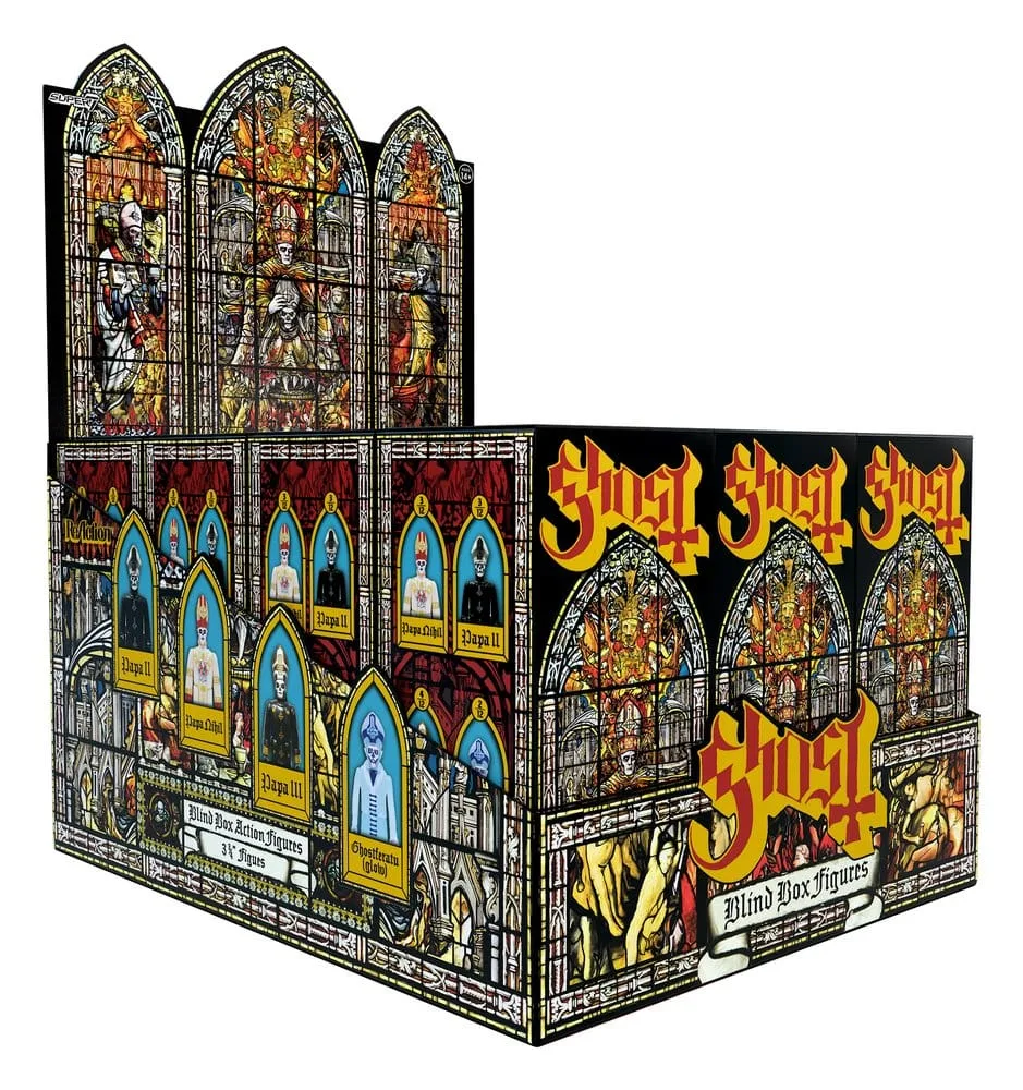 Ghost Action Figure Display – ReAction Wave 1 Blind Boxes 10 cm