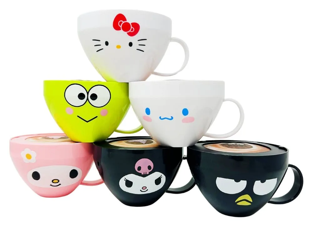 Sanrio Squishy Figures – Hello Kitty Cappuccino 8-Pack 5 cm