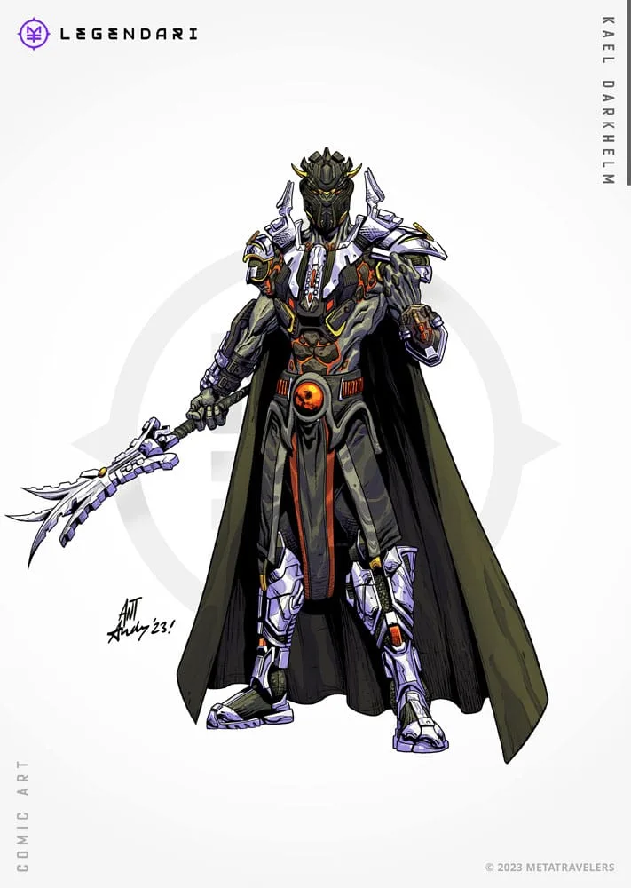 Legendari Action Figure – Kael Darkhelm 1/10 18 cm 5