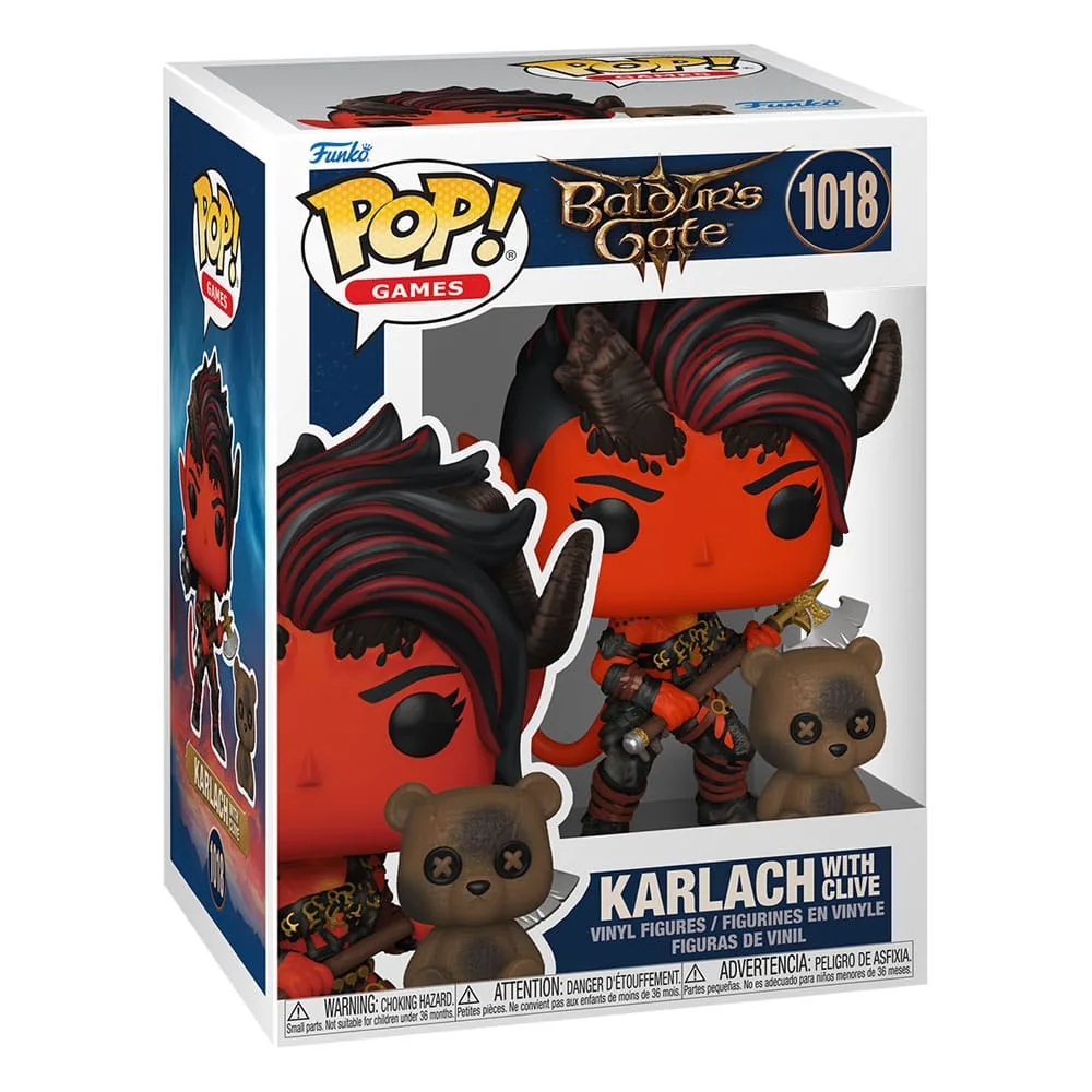 Baldur’s Gate Vinyl Figure – Karlach & Clive POP! & Buddy 9 cm 2
