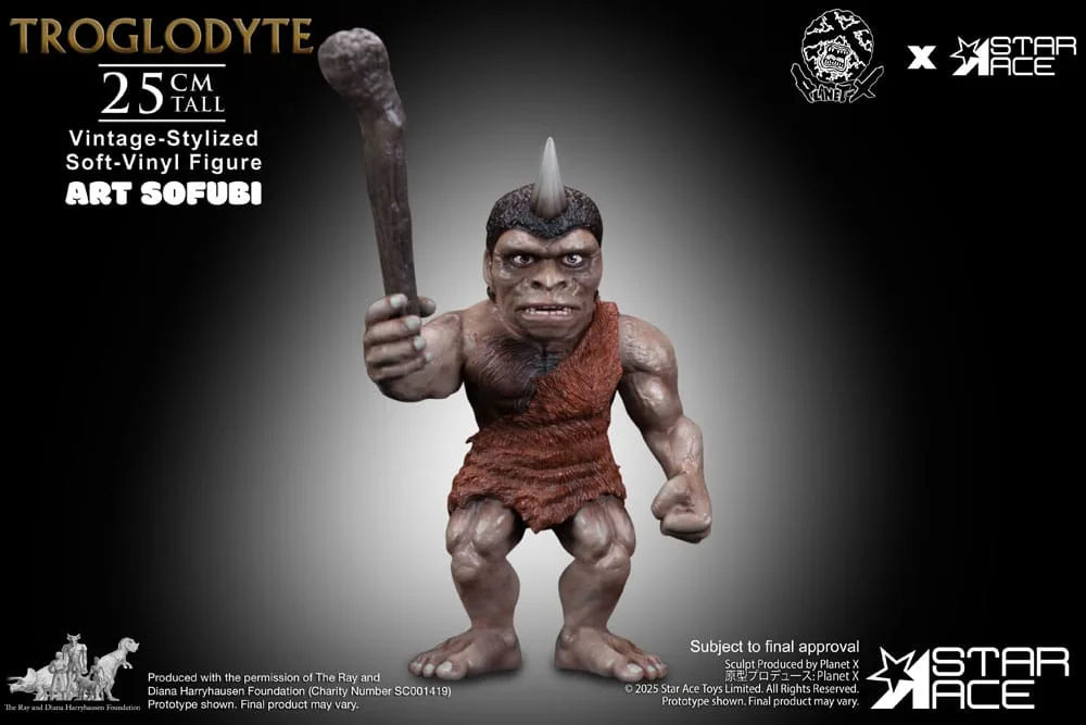 Ray Harryhausen Vinyl Statue – Vintage Troglodyte 25 cm 2