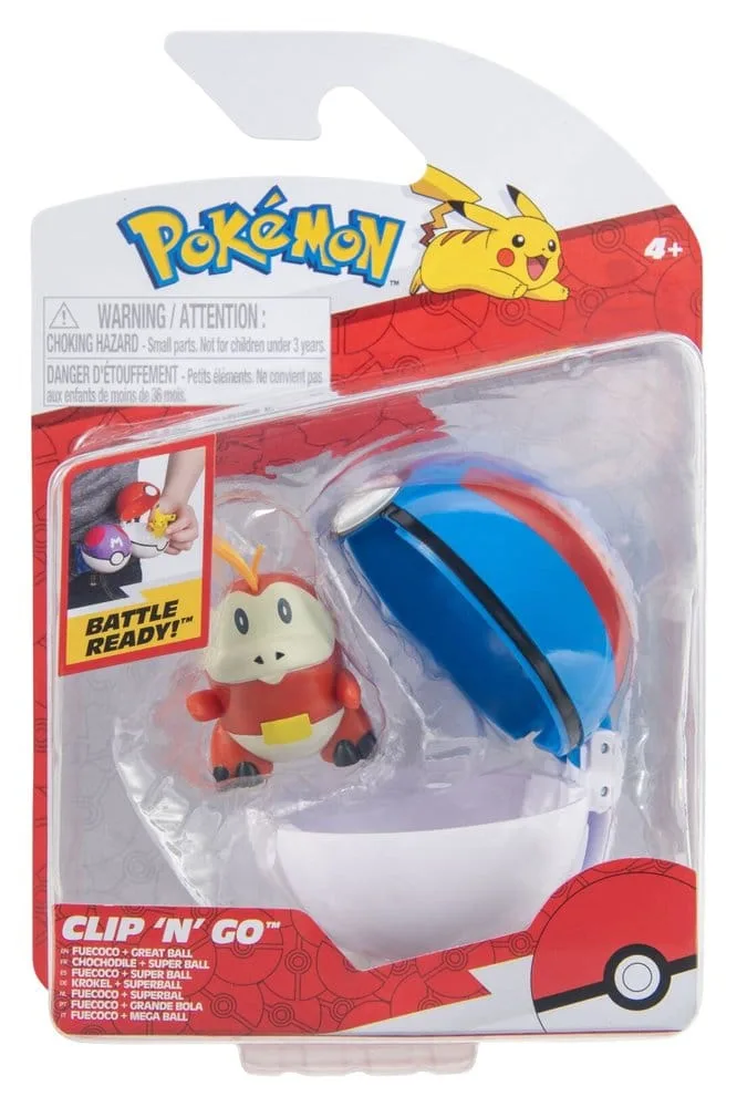 Pokémon Figure Set – Clip n Go Fuecoco and Great Ball 4