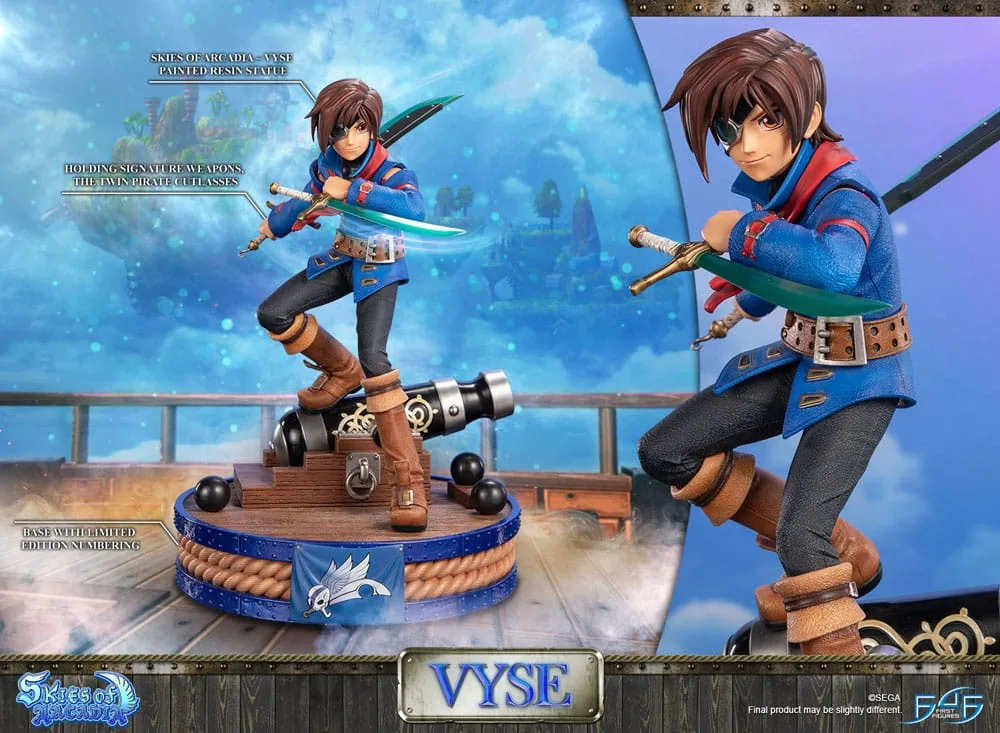 Skies of Arcadia Statue – Vyse Standard Edition 31 cm 9
