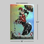 DC Comics Fine Art Print – Harley Quinn Exclusive 41 x 61 cm 3